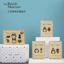 British Museum official X HELLO KITTY joint brooch set creative gift cartoon to give girlfriend