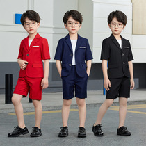 Childrens small suit suit suit boy dress coat handsome British boy host costume six one performance suit