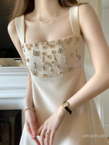 LDTJ Couture 22 Summer Celebrity Temperament Birthday Light Luxury Heavy Worker Dating Sexy Suspender A-Word Dress Woman