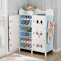 Shoe Rack Domestic Doorway Shoe storage Divine Instrumental Economy New 2021 Burst Dust Resistant Dorm Net Red Simple Shoe Cabinet