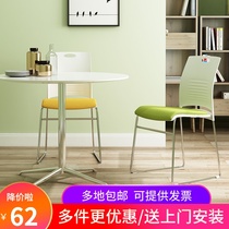 Training conference chair simple staff office negotiation table chair without armrests back chair conference room office chair