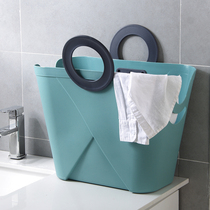 Household dirty clothes basket dirty clothes artifact toys storage basket plastic storage basket laundry basket clothes basket dirty clothes basket