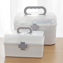 Medicine box family medicine box first aid box household storage box student emergency medicine box drug storage box