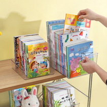 Book storage box plastic transparent storage box book storage artifact children Oxford tree raz picture book box