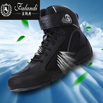 Summer motorcycle riding boots cowhide breathable protection comfortable motorcycle shoes boots racing boots men 1103y