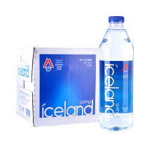 Iceland imports Iceland Spring Iceland natural mineral water 1L*15 bottles of whole box of drinking water