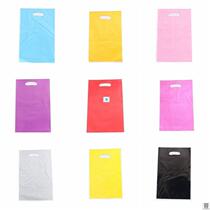 50pcs solid color wedding party loot bag 12 color plastic