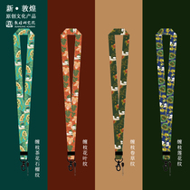 Dunhuang Research Institute Dunhuang gift mobile phone lanyard Museum Cultural and creative birthday gift Wrist rope mobile phone chain Female