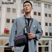 Subcrew Tide brand street shoulder bag men 2021 new dark casual fantasy shoulder bag combination Small Satchel Bag