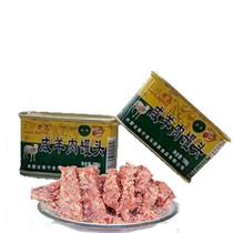Direct sales of Inner Mongolia old horse halal salted mutton 198g open cans ready-to-eat outdoor travel fast food cans 6 cans