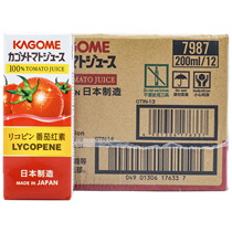 Japanese kagome kagome fruit and vegetable juice nutritious sucrose-free lycopene tomato drink 200ml12 box