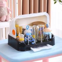 Baby bottle storage box baby special dust-proof tableware food supplement storage box to dry and drain storage 169