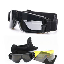 Outdoor CS glasses Locust Desert Tactical goggles anti-splash military fans anti-wind sand anti-fog explosion-proof myopia