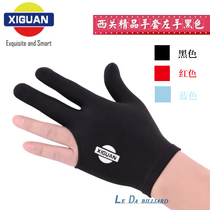 Western Guan Sports Special Three-Finger Gloves Breathable Billiard billiard room Men and women Left Hand Luc finger Glove Table Tennis Supplies Accessories