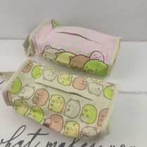 Day single corner creature cartoon tissue cover portable car car hanging paper towel cover toilet wall hanging paper towel storage