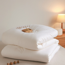 Full cotton Soybean Fiber Quilt Spring Autumn Quilt Warm Thickened Winter Quilt by single double pure cotton air conditioning quilted by cotton