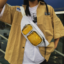 Skew Satchel Men Ins Tide Card Sports Chest Bag Small Backpack Transparent Single Shoulder Bag Woman Hip Hop Personality Student Purse