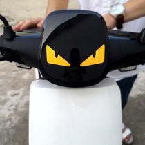 Suitable for Mavericks N1 N1s electric car universal sticker M1U1 Devil Eye calf personality sticker calf pull flower