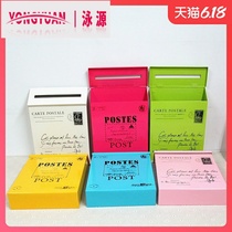 Love box voting Service creative customer opinion box small stainless steel complaint suggestion box cute hanging wall Outdoor