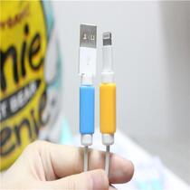 Charging cable protection sleeve thread head headset Korean sticker wire rope broken bite silicone sleeve protection buckle female