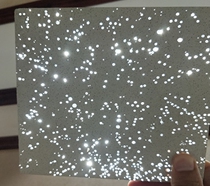 Professional new material transparent concrete wall cast-in-situ transparent cement board decorative cement floor tile optical fiber board