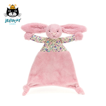 jellycat2021 new flower cloth Tulip Bonni rabbit comfort sweet sleep towel baby baby peace towel