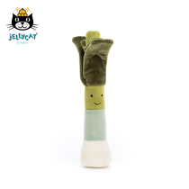 jellycat British lively leek cute plush toy vegetable series toy children men and women gifts