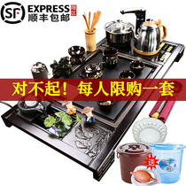 Fully automatic tea set a complete set of household simple tea set tea set tray Wu Jinshi living room tea table