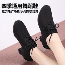 Square dance shoes women Summer young Latin dance shoes 2021 new senior summer soft bottom body training shoes