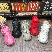 2022 Spring new small ck the same kind of thick bottom old daddy shoes female display with small white black ultralight sports breathable net Heaven