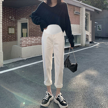 Pregnant women pants Spring and Autumn wear Harlan daddy pants autumn bottoming trousers autumn pregnant women jeans autumn and winter