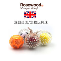 rosewood double-layer toy ball dog toy anti-bite molar relief voice small and large dog pet supplies