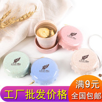 Portable wheat telescopic Cup creative foldable cup outdoor travel mini water Cup mouthwash Cup pocket Cup