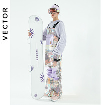 VECTOR ski pants womens 21-year new outdoor thick warm waterproof snowboard conjoined with snow pants