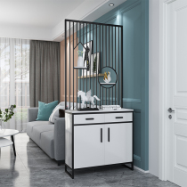 Light luxury home screen shoe cabinet with drawer one-piece entrance cabinet decorative cabinet Simple living room hall cabinet partition door cabinet