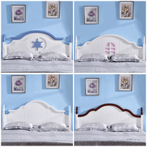 Bedside Korean simple modern white paint economical simple Net red bedside board buy princess bed back Board