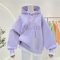 Girl Wei clothing spring autumn 2022 new children Yangqi Lianhood Two Spring Dress Blouses Girl Casual Boomer Dress