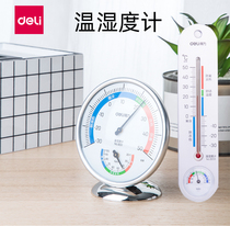 Deli 9011 9013 Thermometer Childrens Indoor Thermohygrometer