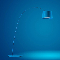 Foscarini modern minimalist guest restaurant showroom sofa long pole fishing dimming tone color curved floor lamp