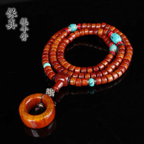 Tibetan natural yak bone handmade with Wen play Buddha beads spirit bone beads oil moist through the beef bone diy handmade collocation