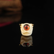 Seiko makes 12mm glazed unicorn bun play hand string with beads handmade DIY glazed loose bead accessories