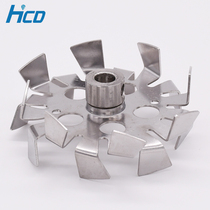 Pneumatic Mixer Blade Aluminum Alloy Blade Stirrers Accessories Three Impellers 304 stainless steel Dispersed Blade