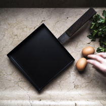 Italian Knindustrie Western-style square non-stick omelette Pot Breakfast Pot Flat-bottomed Frying pan Tamako frying pan