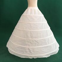 Performing New Steps Daily Pungbo Dress Bride Line for Wedding Dress Foldable Half-Body Super-Large Skirt Line