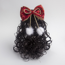 New children's baby wig styling little girl super cute princess photo photo New Year Joker bow headdress