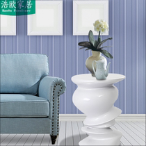 Creative GRP Personality Profiled Threaded Tea Table Master Design Clubhouse Hotel Decent Board Room Sofa Corner A Few Sides