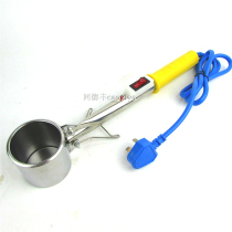 Thousand holy melting pot straight handle portable soldering pot tin melting furnace 260w360w lead melting furnace tin scraper