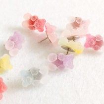 Gummy bear creative pushpin macaron rainbow gradient sugar shape mixed color felt board cork board with studs
