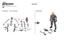 Dark source hardcore cool play 1:18 US Marine Corps CIA bounty hunter 3 75 movable soldier naked