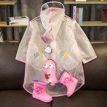 Children raincoat girl 2021 kindergarten baby poncho rain suit cloak integrated body child cute
